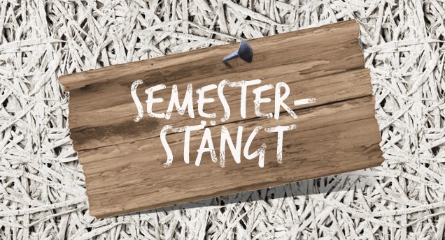 Bildresultat för semesterstängt